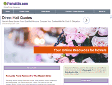 Tablet Screenshot of florist4us.com